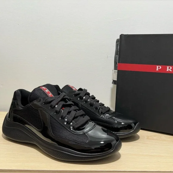 Prada America's Cup biker fabric sneakers
